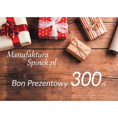 Bon prezentowy 300zł - Spinki.pl
