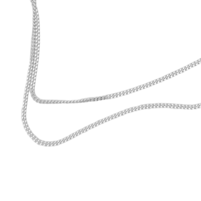 Łańcuszek srebrny 925 o długości 50cm - Spinki.pl
